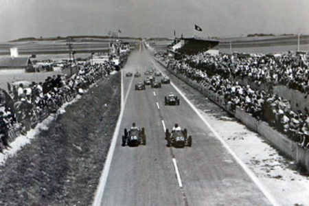 Fangio et Gonzales sur Maserati à Reims en 1953