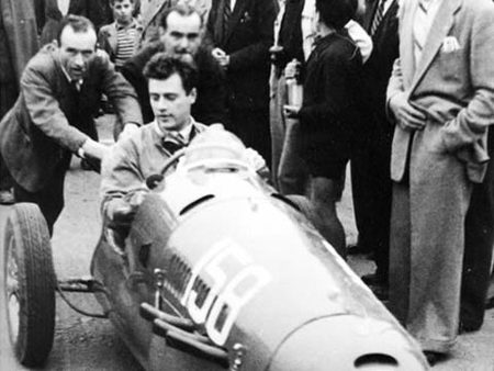 Piero Dusio en 1946 au volant de la D46