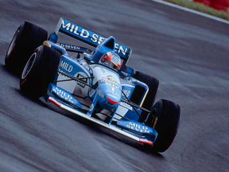 Schumacher au GP du Brésil sur Benetton Renault