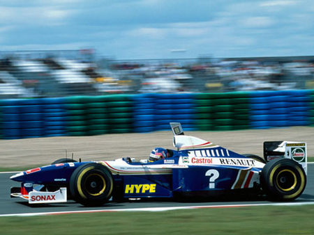 Villeneuve sur Williams Renault au GP de France