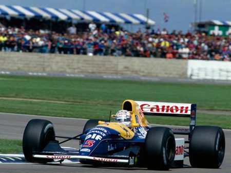 Mansell à Silverstone, 1992