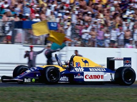 Mansell à Hockenheim en 1992