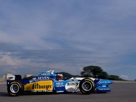 Schumacher, Benetton,GP d'Argentine 1995
