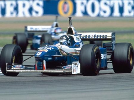 Hill sur Williams, Silverstone en 1996