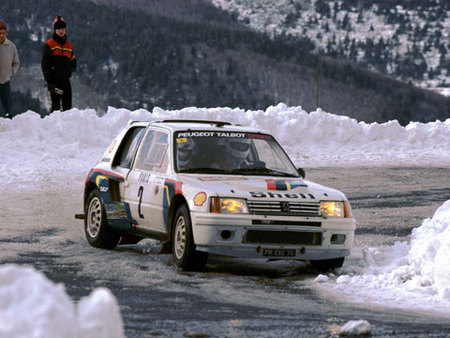 La 205 T16 de Vatanen en 1985