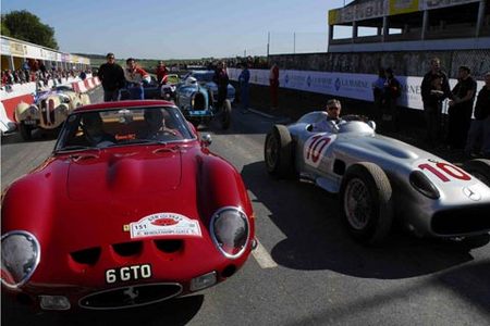 Ferrari GTO et Mercedes W196 R