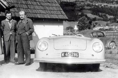 Ferdinand et Ferry Porsche (1948)