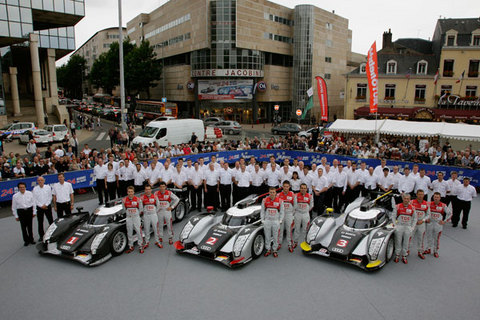 Audi R18 TDI #1, #2, #3