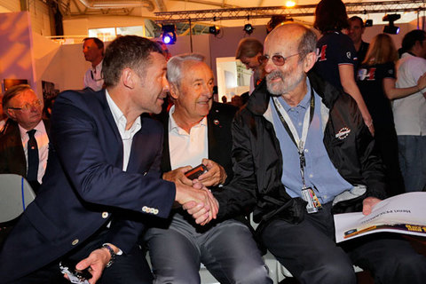 Tom Kristensen, Gérard Larousse et Henri Pescarolo