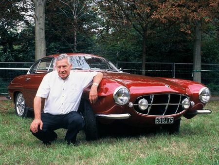 La Jaguar XK 120 et son propriétaire Jean-Claude Ferchaud.