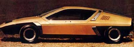 Réalisée sur la base de la 530, la Michelotti Laser est dévoilée au Salon de Genève 1971.