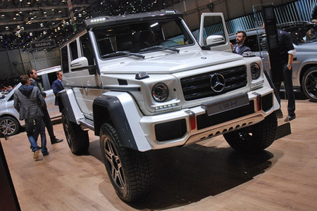 Fiche technique MERCEDES CLASSE G (W463 Gen1) 500 4x4² Concept