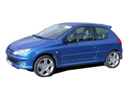 Fiche technique PEUGEOT 206 2.0 RC 180 ch