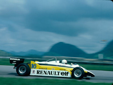 Arnoux au GP du Brésil en 82