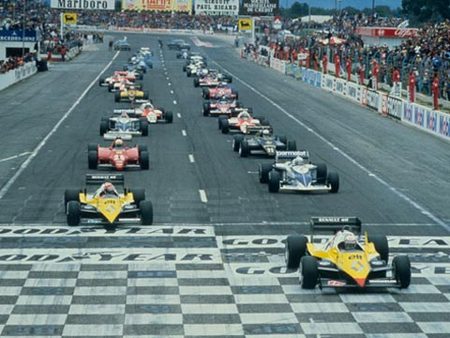 Départ du GP de France, Le castellet, 1983