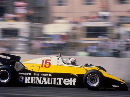 Prost à Long Beach en 1983