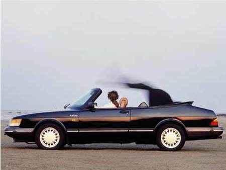 La Saab 900 Cabriolet en 1986