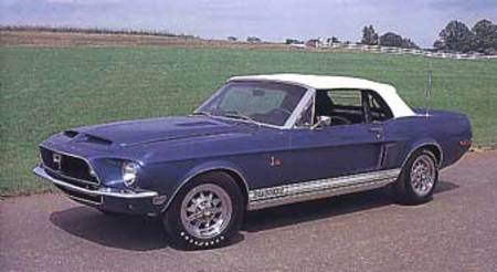 Mustang Shelby 500 GT King of the Road cabriolet 1968