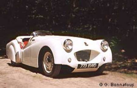 Triumph TR2 numéro de châssis TS2