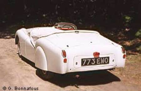 Triumph TR2 numéro de châssis TS2