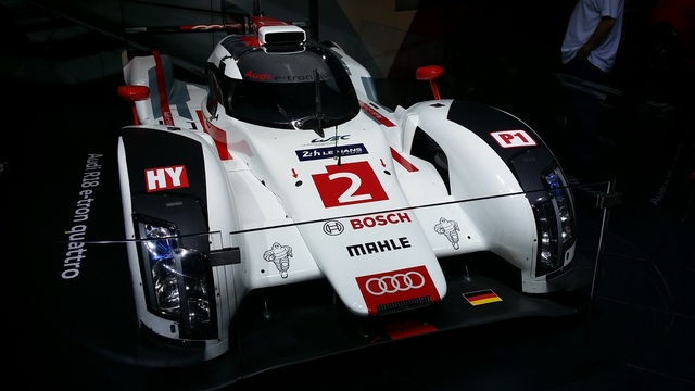 Etrangement, la R18 exposée chez Audi est propre. Ils dérogent à la règle ?