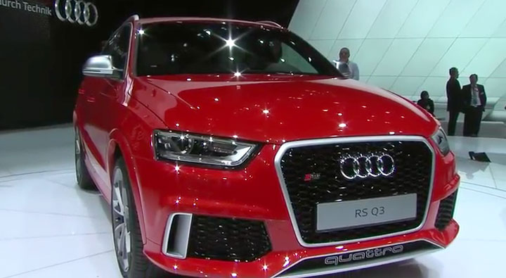voir la vidéo Audi RS Q3 au Salon de Genève 2013