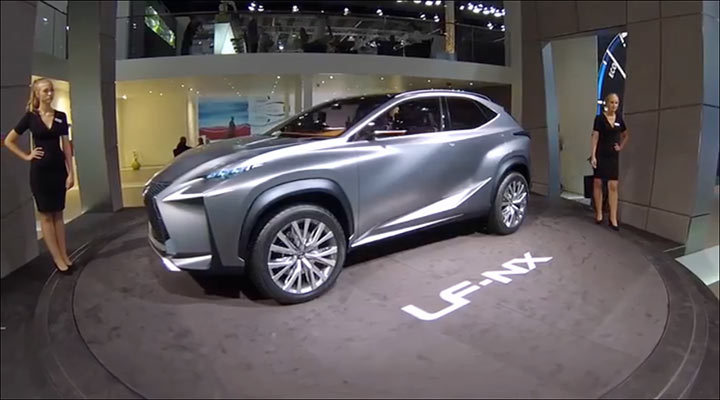 voir la vidéo Lexus LF-NX