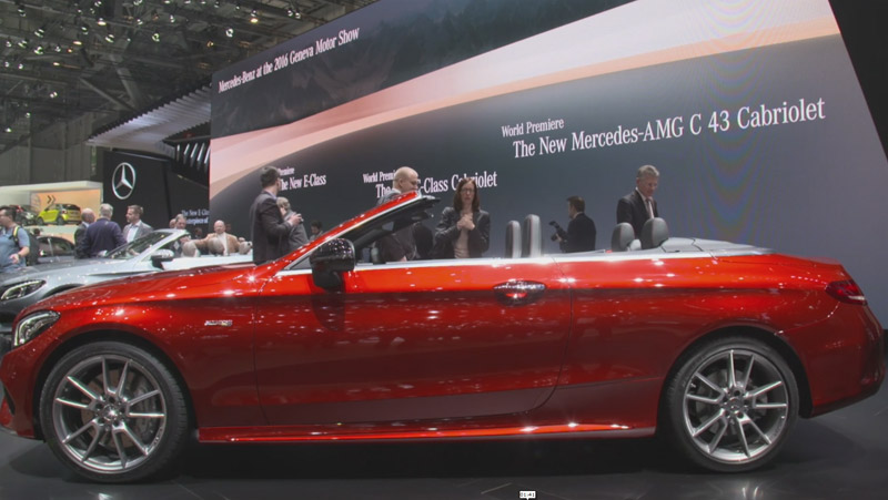 voir la vidéo Mercedes Classe C Cabriolet (A205)