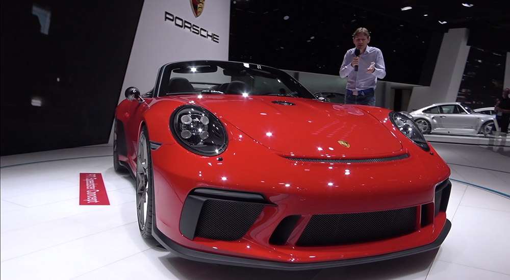 voir la vidéo Porsche Speedster concept
