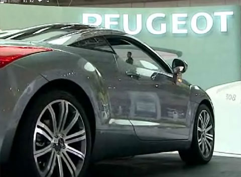voir la vidéo Peugeot 308 RC Z au salon de Francfort 2007