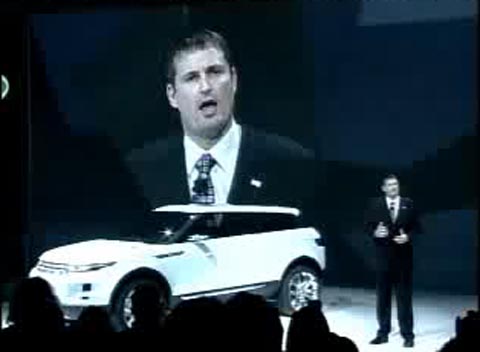 voir la vidéo Land Rover LRX Concept au Salon