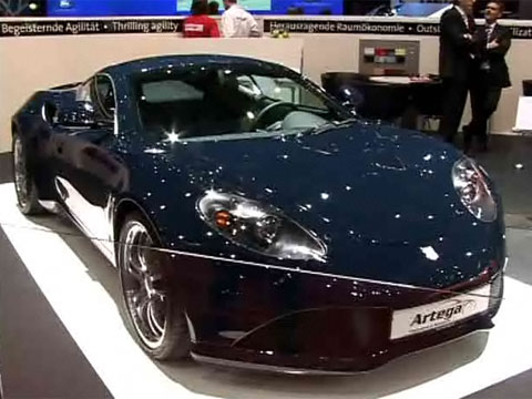 voir la vidéo Artega GT au Salon de Genève 2009
