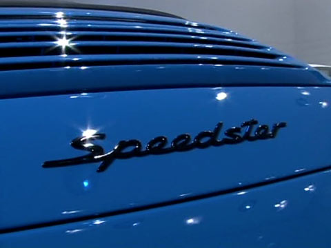 voir la vidéo Porsche 911 Speedster