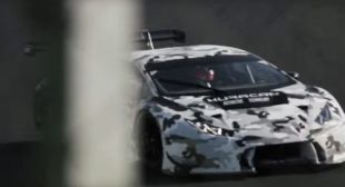 Lamborghini Huracan GT3 sur la piste