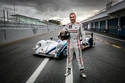 Sir Chris Hoy et le prototype Nissan LMP2 du Team Greaves Motorsport