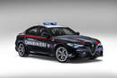 Les  Carabinieri roulent Alfa Romeo Giulia QV