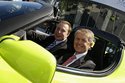 Elon Musk, de Tesla Motors, et Thomas Weber, patron de la R&D Daimler