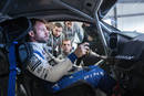 Le pilote Nicolas Lapierre à bord de l'Alpine A110 Cup