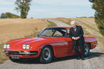 André Trigano et sa Lamborghini 400 GT 2+2 1967 - Crédit photo : Artcurial