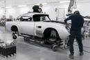 Assemblage de l'Aston Martin DB5 Goldfinger Continuation à Newport Pagnell