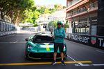 Fernando Alonso et l'Aston Martin Valhalla à Monaco