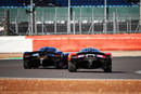 Trois prototypes Aston Martin Valkyrie en piste à Silverstone