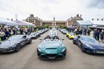 Rassemblement de modèles Aston Martin à Salon Privé