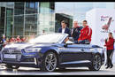 Les stars du Bayern de Munich ont pris possession de leurs nouvelles Audi 