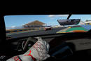 Les pilotes Audi DTM au départ d'une série de courses virtuelles