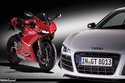 Audi R8 et Ducati 1199 Panigale