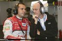 Benoît Tréluyer et le Dr Wolfgang Ullrich (Audi Sport Team Joest)