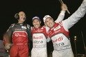 Le Dr Wolfgang Ullrich, Tom Kristensen et Rinaldo Capello