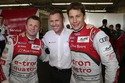 Allan McNish, Tom Kristensen et Loïc Duval