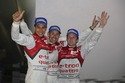 Loïc Duval, Tom Kristensen et Allan McNish